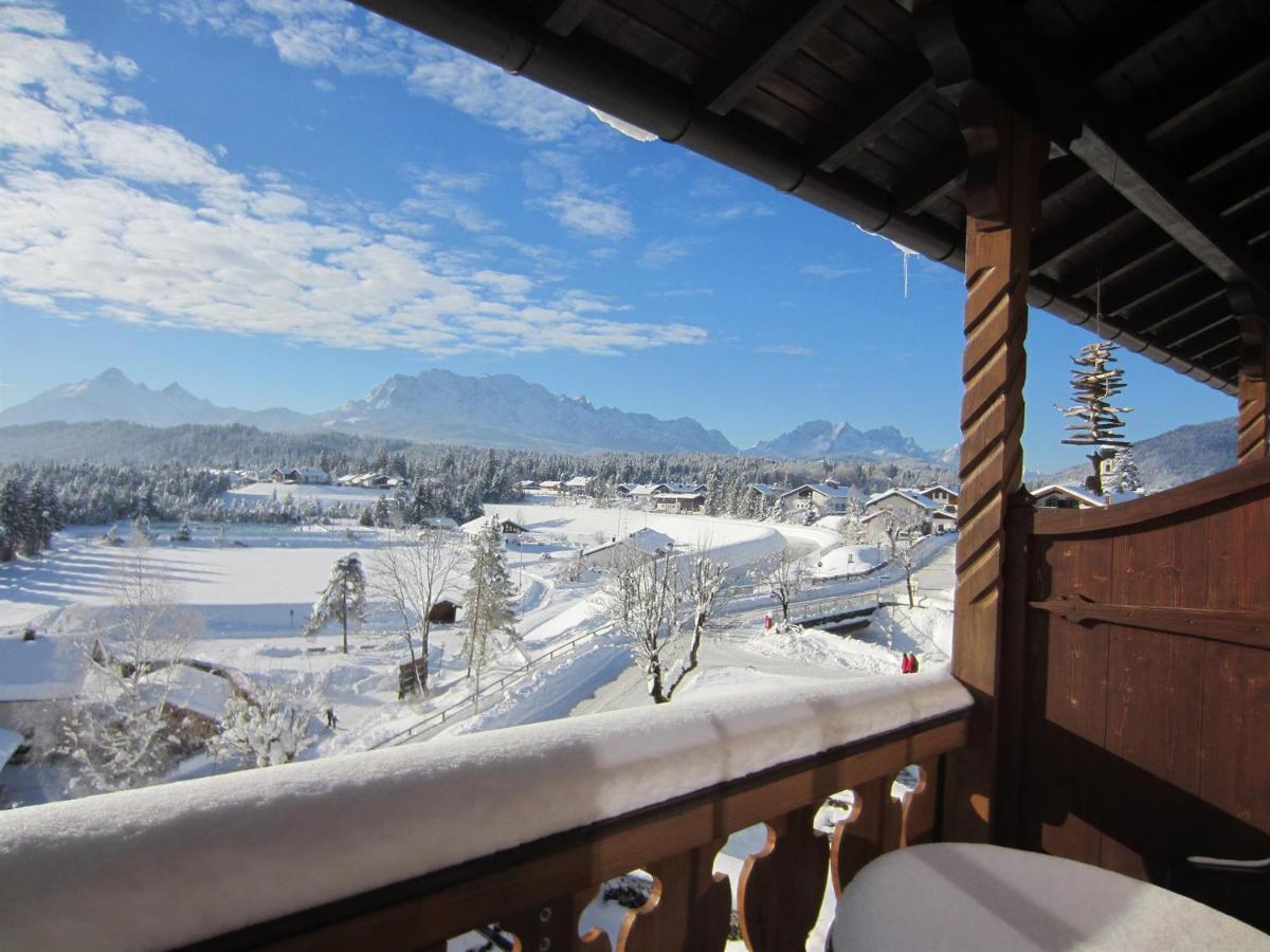 Haus Abendsonne Familie Druxes Daire Krün Dış mekan fotoğraf