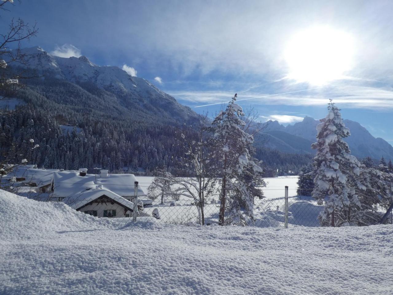 Haus Abendsonne Familie Druxes Daire Krün Dış mekan fotoğraf